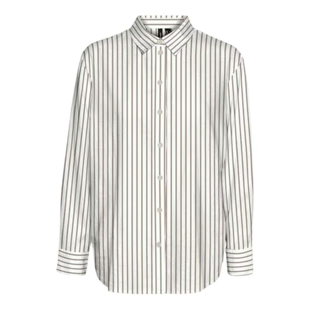 Vero Moda Womens/Ladies Striped Long-Sleeved Shirt / Snow White